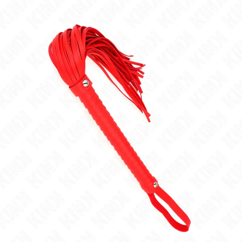 KINK - LÁTIGO CON MANGO TEXTURIZADO ROJO 48.5 CM - Nuvica