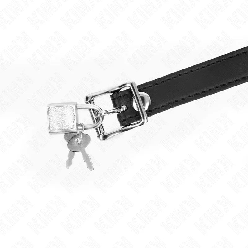 KINK - MORDAZA DE BOLA 4 CM DE SILICONA MODELO 1 CON CANDADO 60 x 2 CM - Nuvica