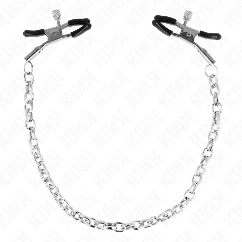 KINK - PINZAS PARA PEZONES CON CADENA GRUESA 30 CM - Nuvica