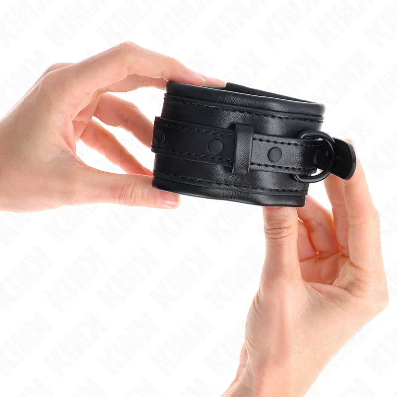 KINK - MUÑEQUERAS AJUSTABLE NEGRO 20-30 CM X 6 CM - Nuvica