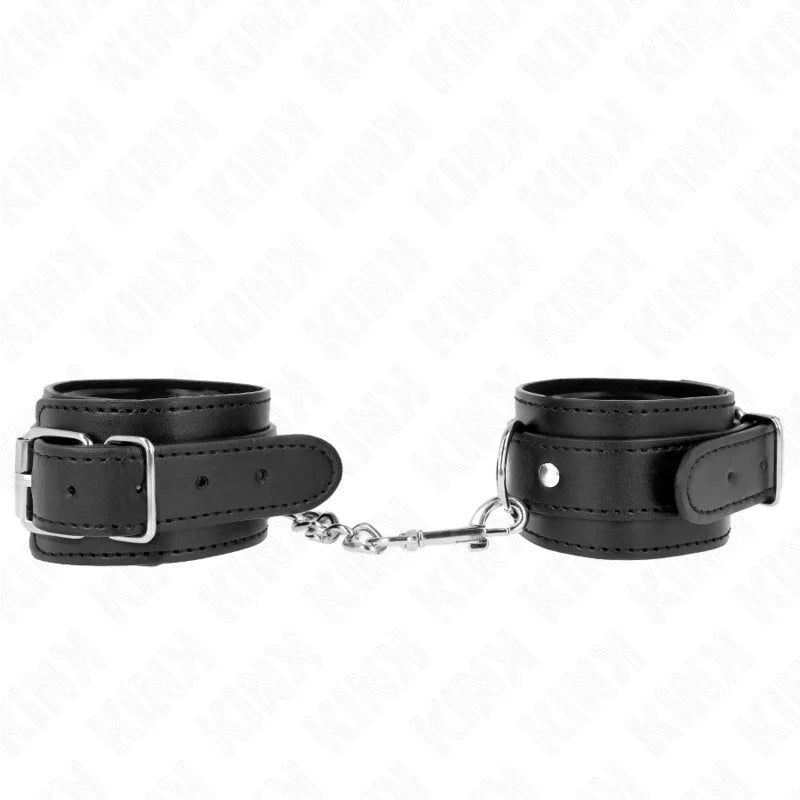 KINK - MUÑEQUERAS FINAS NEGRO AJUSTABLE 21-33 CM - Nuvica