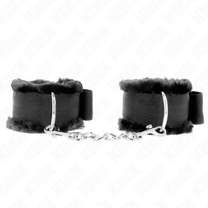 KINK - MUÑEQUERAS FORRADA NEGRO AJUSTABLE 17-31 CM X 7 CM - Nuvica