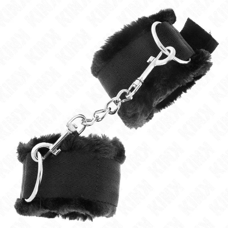 KINK - MUÑEQUERAS FORRADA NEGRO AJUSTABLE 17-31 CM X 7 CM - Nuvica