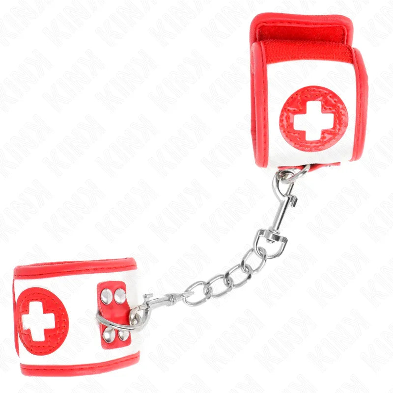 KINK - MUÑEQUERAS MINI ENFERMERA AJUSTABLE 18-23 CM X 5 CM - Nuvica
