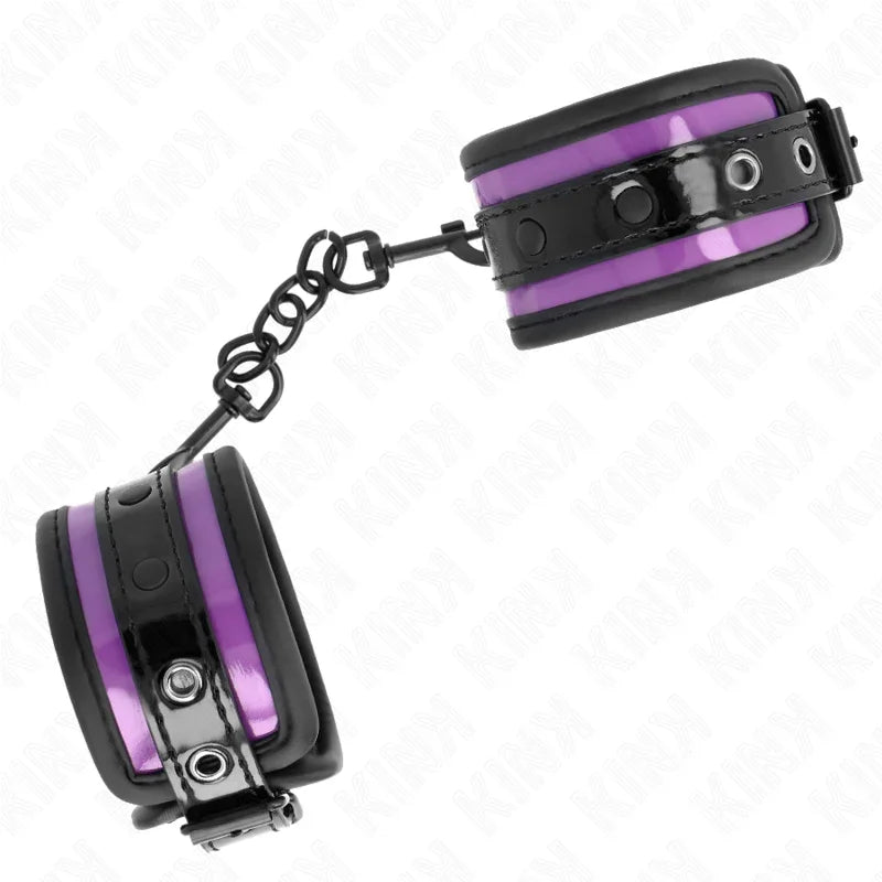 KINK - MUÑEQUERAS NEOPRENO LILA AJUSTABLE 21-28 CM X 5 CM - Nuvica