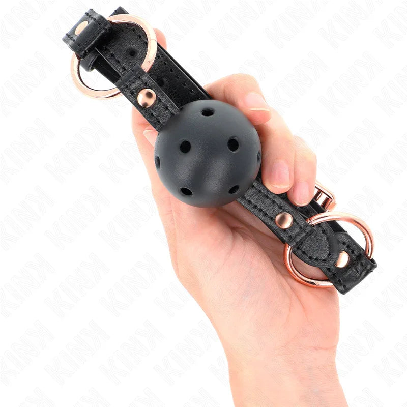 KINK - MORDAZA DE BOLA 4 CM DE TPE PREMIUM 60 x 2 CM - Nuvica