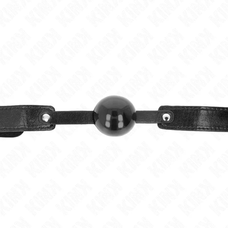 KINK - MORDAZA DE BOLA 4 CM SUAVE DE TPE MODELO 2 65 x 2.5 CM - Nuvica