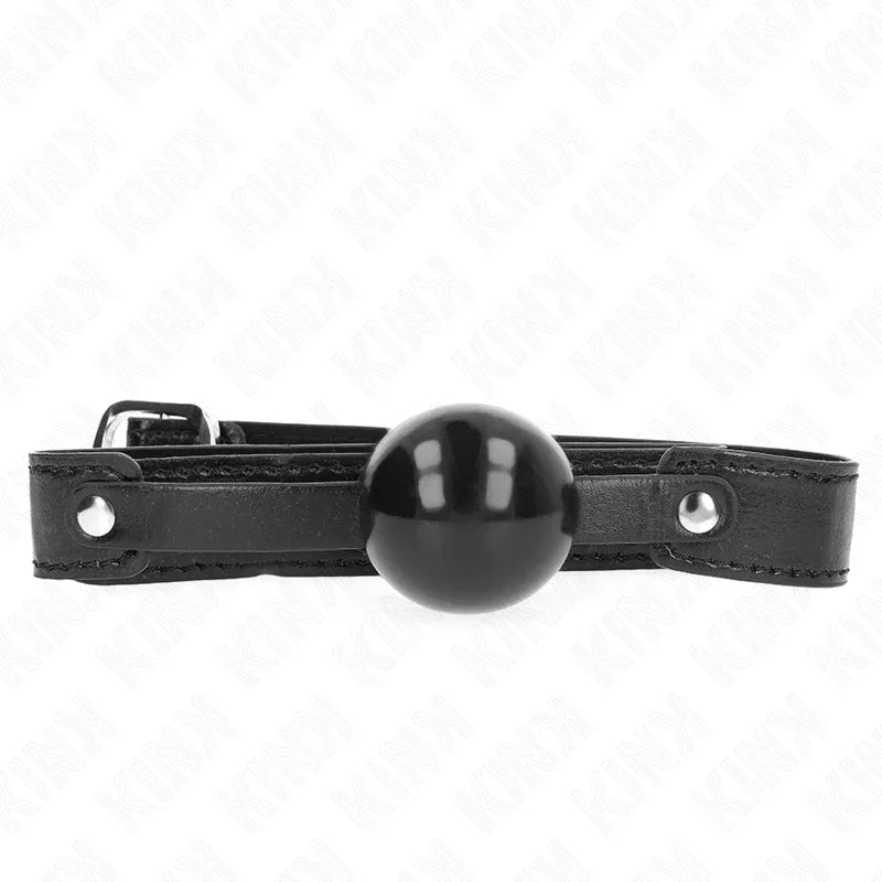 KINK - MORDAZA DE BOLA 4 CM SUAVE DE TPE MODELO 2 65 x 2.5 CM - Nuvica