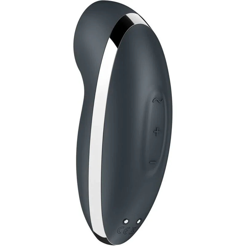SATISFYER - TAP & CLIMAX 2 VIBRADOR & ESTIMULADOR GRIS - Nuvica