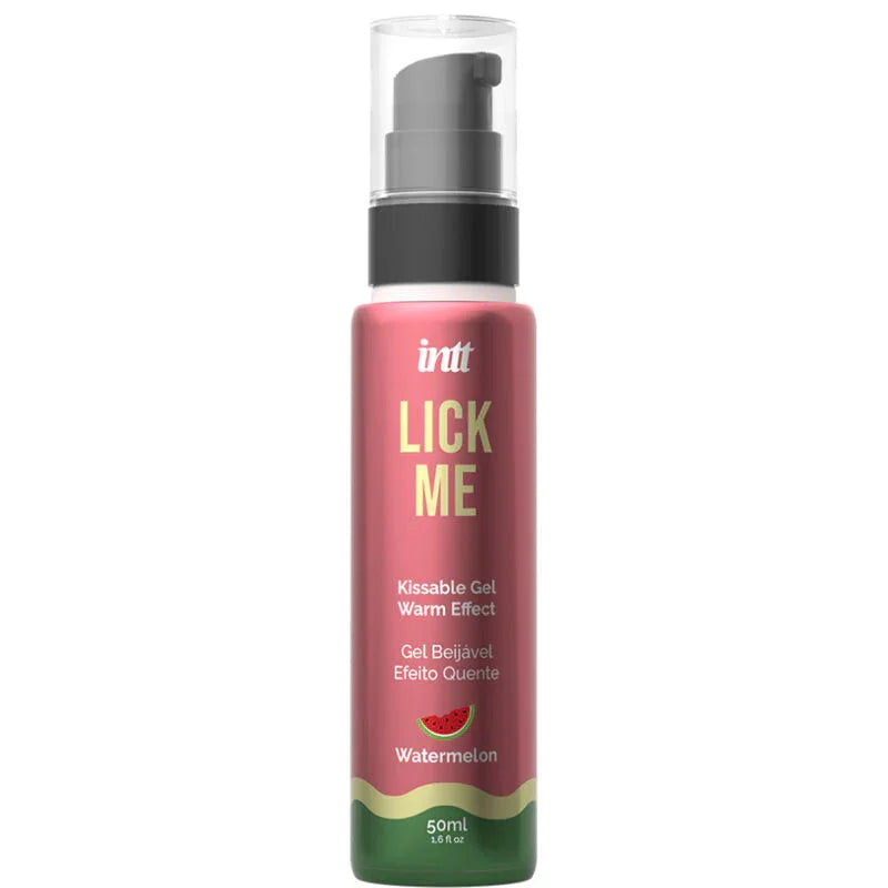 INTT - LICK ME GEL COMESTIBLE SABOR SANDIA EFECTO CALOR - Nuvica