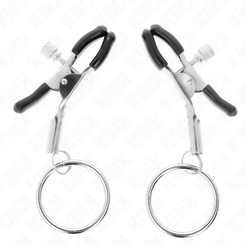 KINK - PINZAS PARA PEZONES CON ARO 6 CM - Nuvica