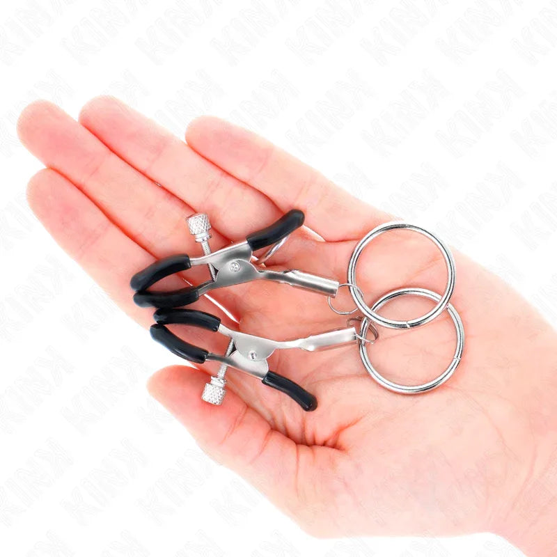 KINK - PINZAS PARA PEZONES CON ARO 6 CM - Nuvica