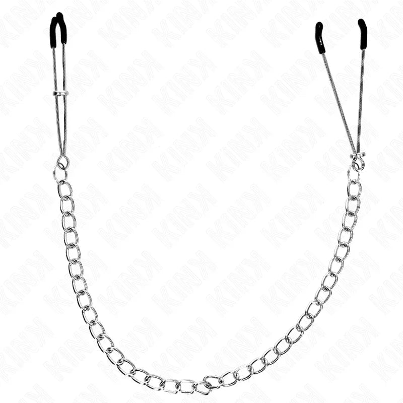 KINK - PINZAS PARA PEZONES FINA CON CADENA GRUESA 30 CM - Nuvica