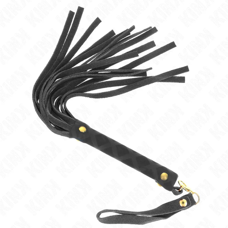 KINK - LÁTIGO MINI PIEL DE ANTE NEGRO 30 CM - Nuvica