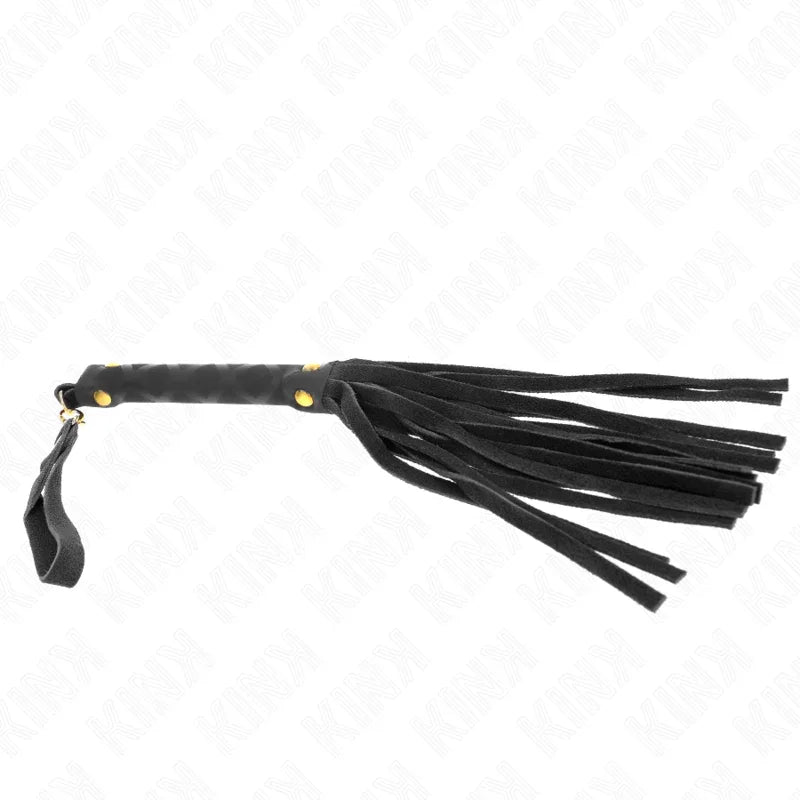 KINK - LÁTIGO MINI PIEL DE ANTE NEGRO 30 CM - Nuvica