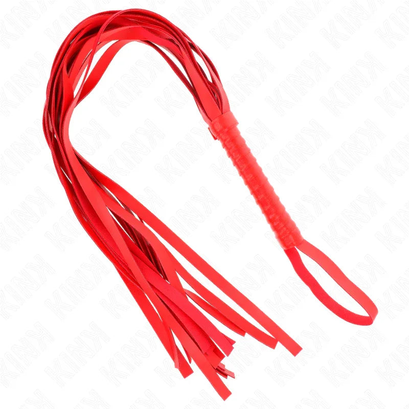 KINK - LÁTIGO DE COLA LARGA Y MANGO CORTO ROJO 70 CM - Nuvica