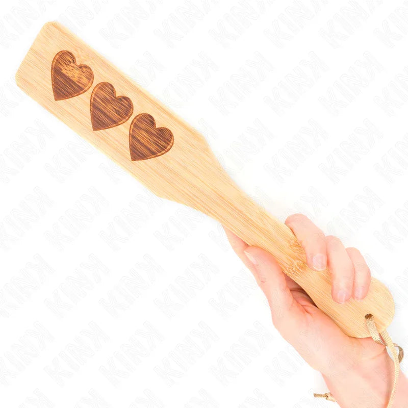 KINK - PALA DE BAMBÚ DISEÑO CORAZÓN 32 X 5.5 CM - Nuvica