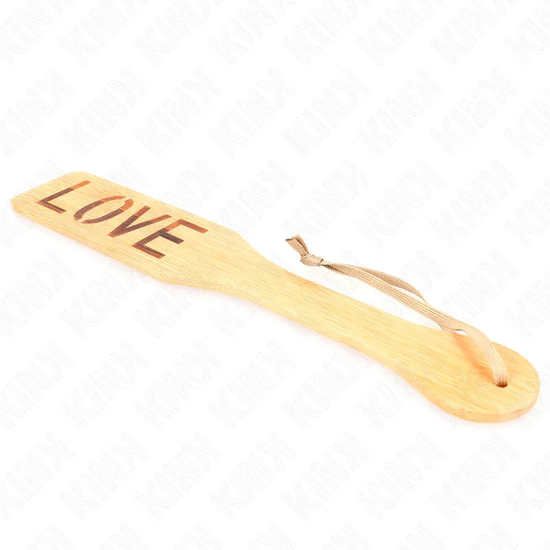 KINK - PALA DE BAMBÚ PALABRA LOVE 32 X 5.5 CM - Nuvica