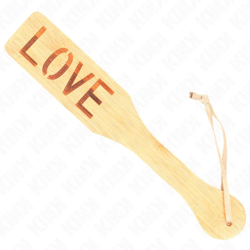 KINK - PALA DE BAMBÚ PALABRA LOVE 32 X 5.5 CM - Nuvica