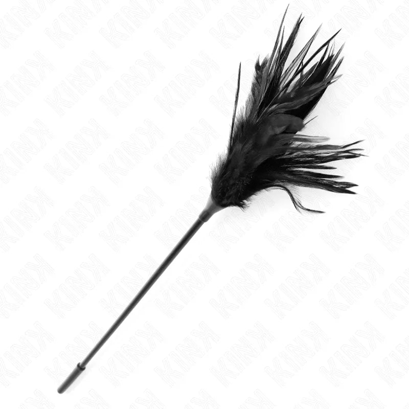 KINK - PLUMAS MÚLTIPLES PARA COSQUILLAS NEGRO 45 CM - Nuvica