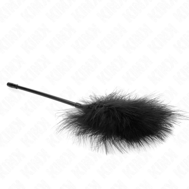 KINK - PLUMAS PARA COSQUILLAS NEGRO USADO PARA EL KIT BONDAGE 27 CM - Nuvica