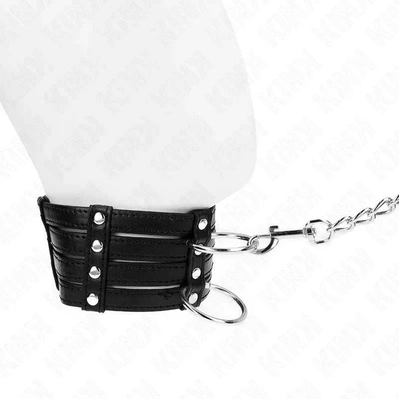 KINK - COLLAR CON CORREA 65 CM ESTILO SUB AJUSTABLE 35-51 CM X 7 CM - Nuvica