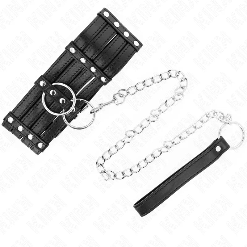 KINK - COLLAR CON CORREA 65 CM ESTILO SUB AJUSTABLE 35-51 CM X 7 CM - Nuvica