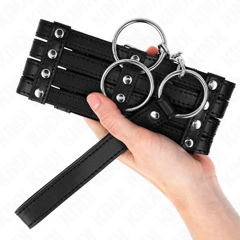KINK - COLLAR CON CORREA 65 CM ESTILO SUB AJUSTABLE 35-51 CM X 7 CM - Nuvica