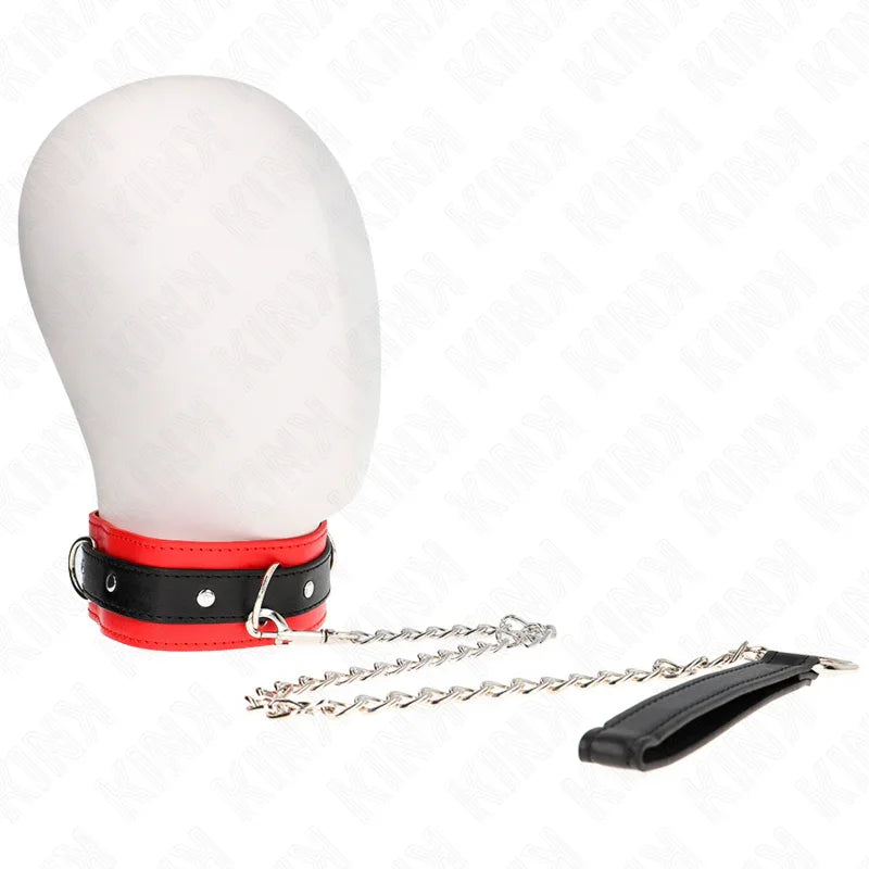 KINK - COLLAR CON CORREA 65 CM MODELO BÁSICO MODELO 3 ROJO 53 X 5 CM - Nuvica