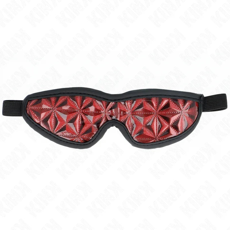 KINK - VENDA CON PATRÓN DE DIAMANTES ROJO 20.5 x 6 CM - Nuvica