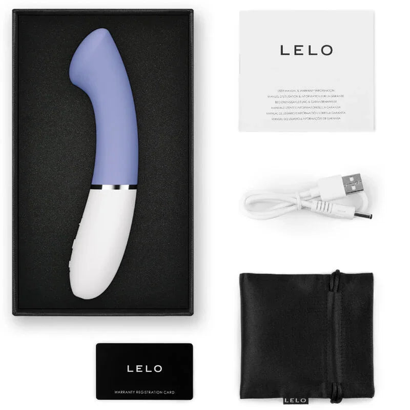 LELO - GIGI™ 3 VIBRADOR PUNTO G AZUL - Nuvica