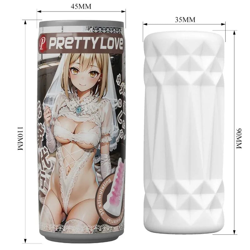 PRETTY LOVE - MASTURBADOR MASCULINO LATA MODELO 1 - Nuvica