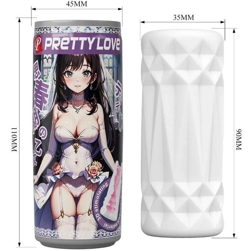 PRETTY LOVE - MASTURBADOR MASCULINO LATA MODELO 2 - Nuvica