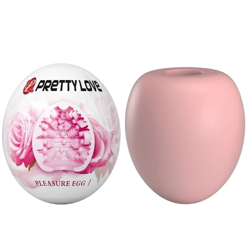 PRETTY LOVE - MASTURBADOR MASCULINO HUEVO ROSA - Nuvica