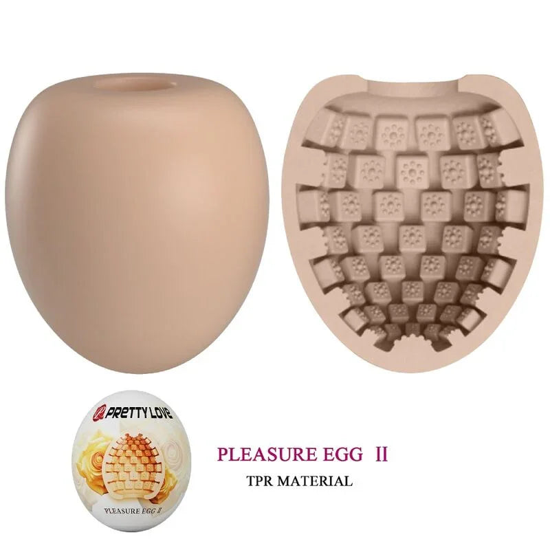 PRETTY LOVE - MASTURBADOR MASCULINO HUEVO NATURAL - Nuvica