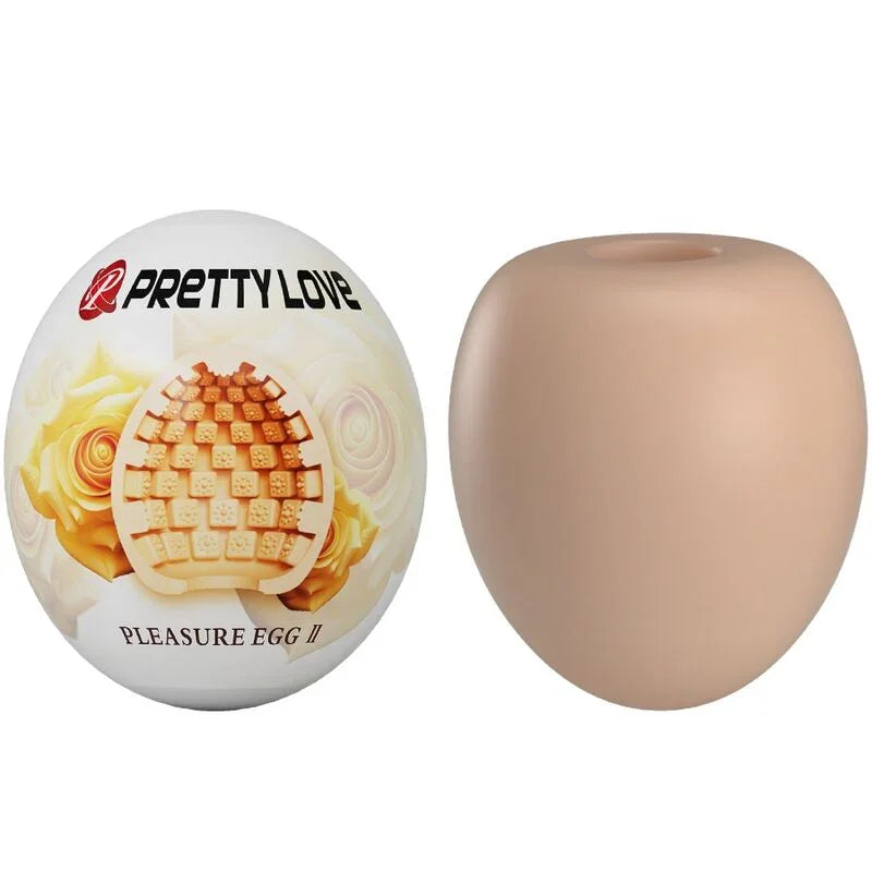 PRETTY LOVE - MASTURBADOR MASCULINO HUEVO NATURAL - Nuvica
