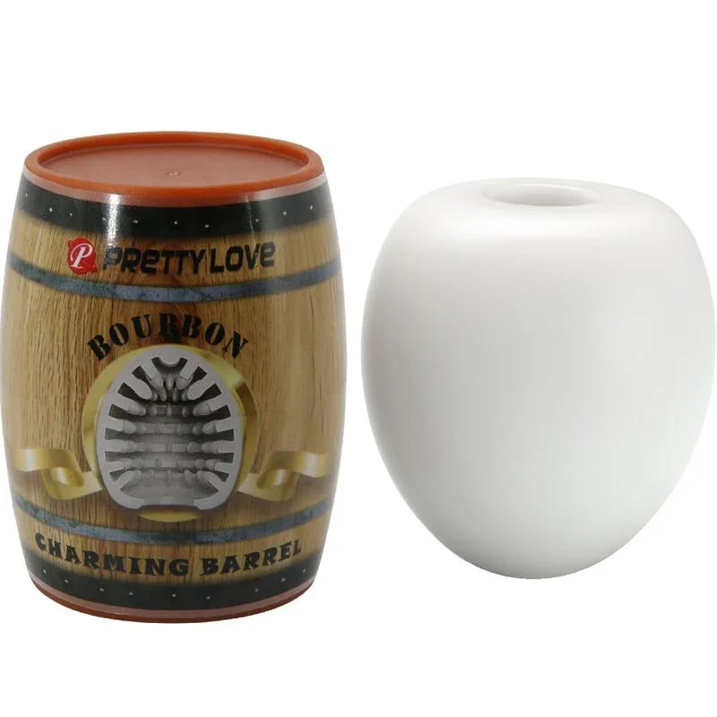 PRETTY LOVE - MASTURBADOR MASCULINO HUEVO BLANCO MODELO 2 - Nuvica
