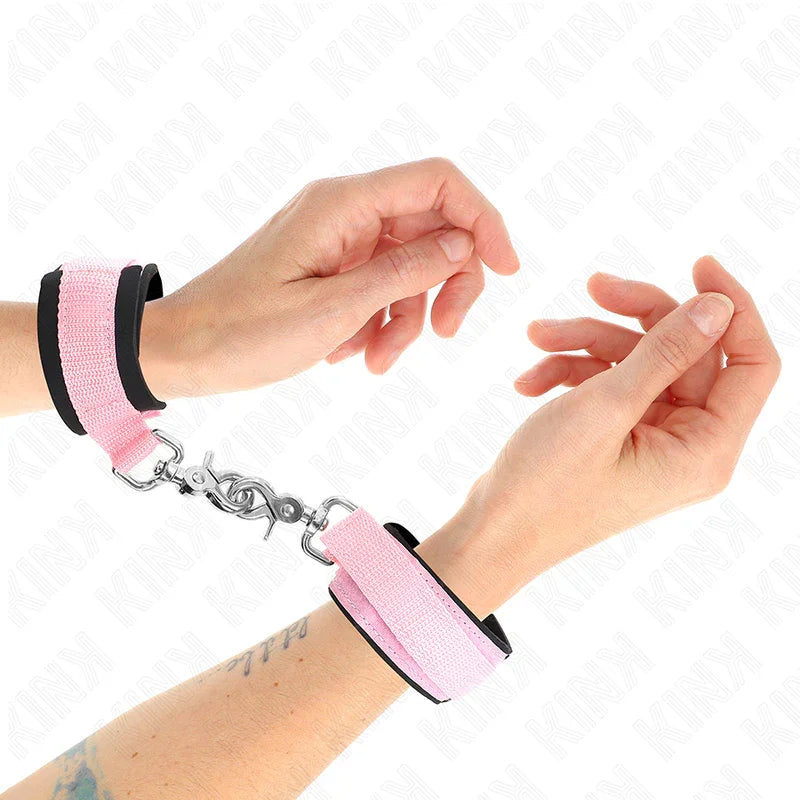 KINK - MUÑEQUERAS NEOPRENO AJUSTABLE ROSA AJUSTABLE 22-34 CM - Nuvica