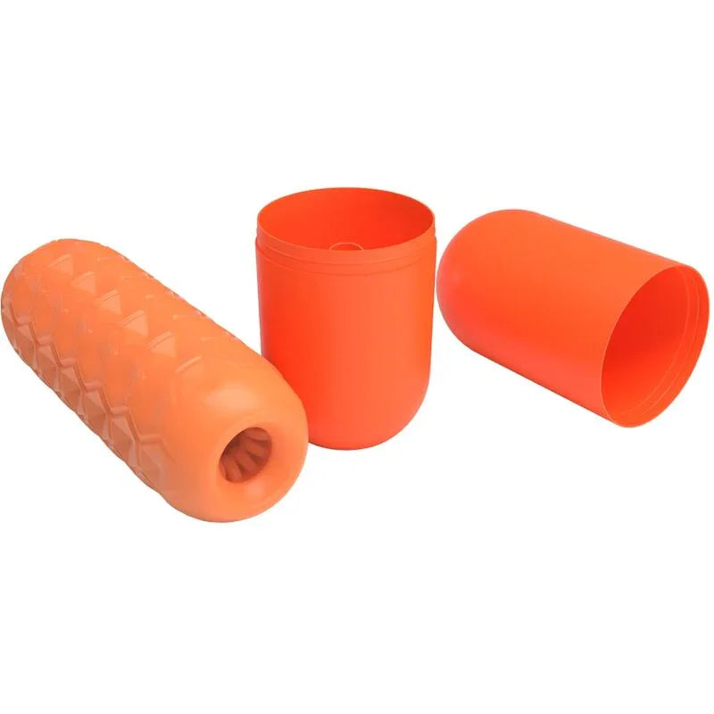 PRETTY LOVE - TWIN BALLS MASTURBADOR MASCULINO NARANJA - Nuvica