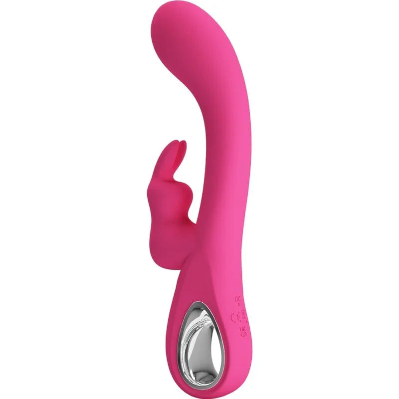 PRETTY LOVE - NOVAK VIBRADOR RABBIT 12 VIBRACIONES ROSA - Nuvica