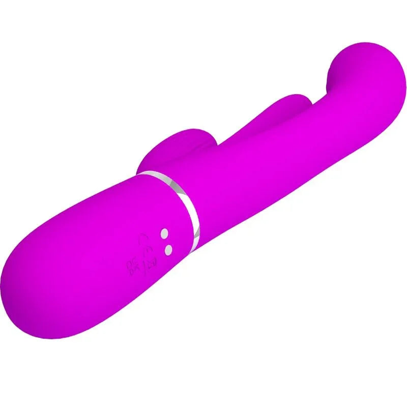 PRETTY LOVE - SHANIA TRIPLE VIBRADOR RABBIT MULTIFUNCIÓN ROSA - Nuvica