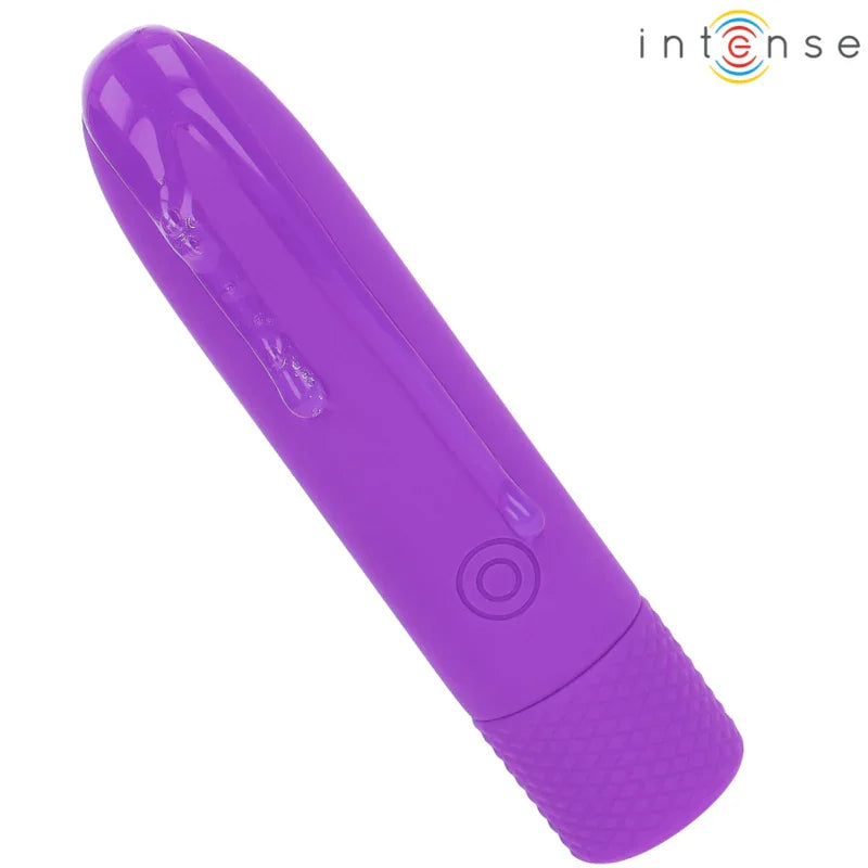 INTENSE - SYMONE BALA VIBRADORA RECARGABLE POR USB 8 VIBRACIONES MORADO 10 X 2.2 CM - Nuvica