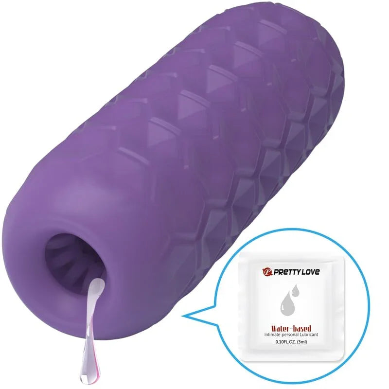 PRETTY LOVE - TWIN BALLS MASTURBADOR MASCULINO MORADO - Nuvica
