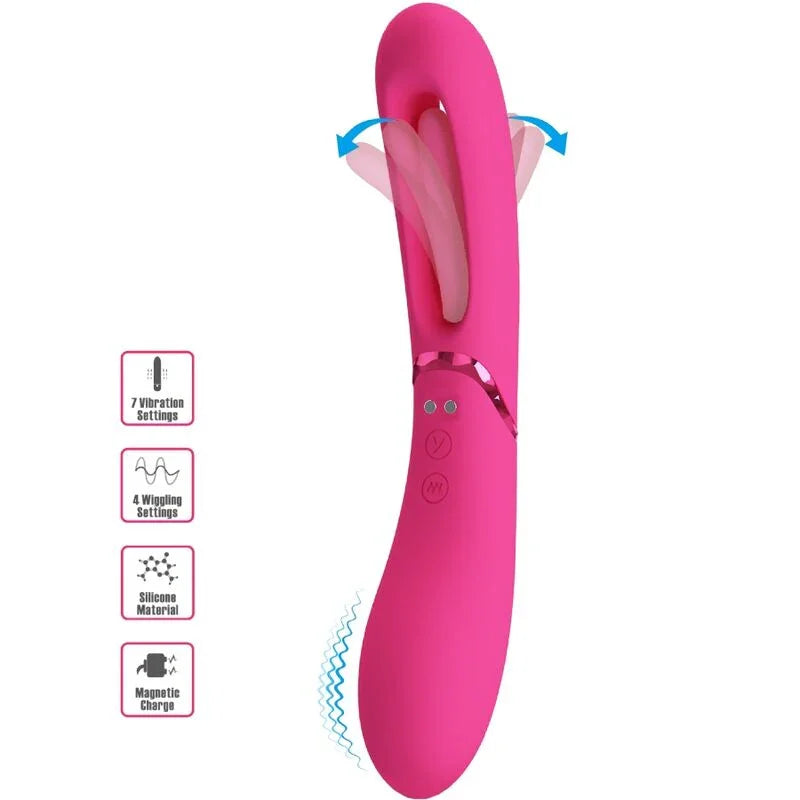 ROMANCE - LEXIE VIBRADOR PUNTO G 7 VIBRACIONES ROSA - Nuvica