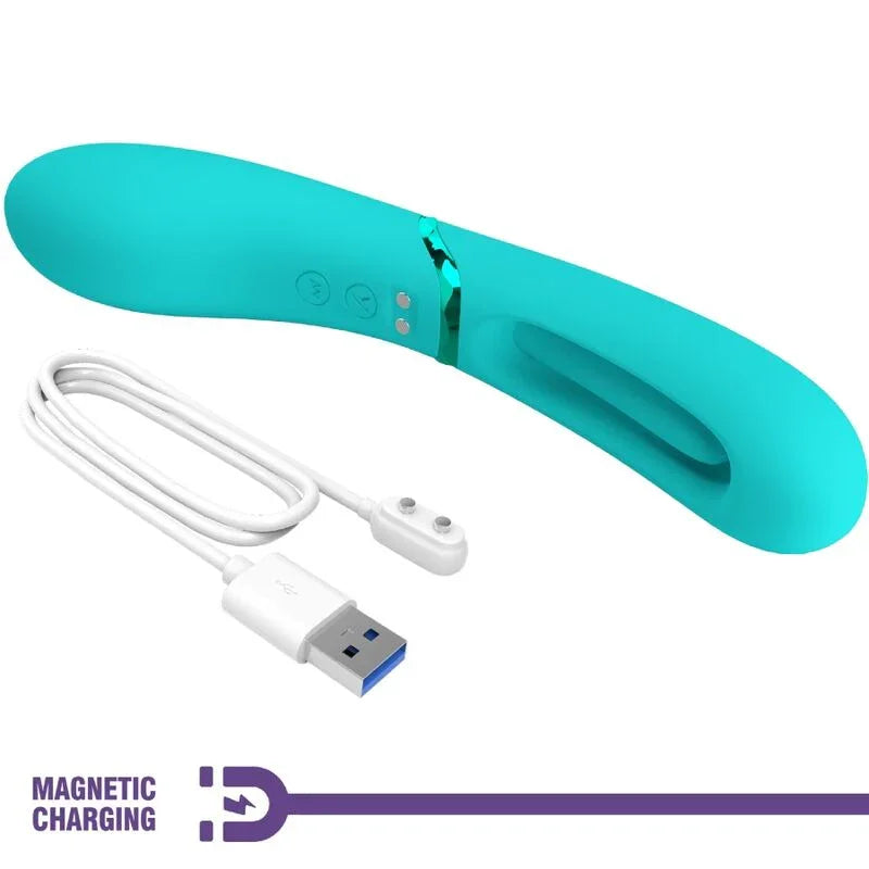 ROMANCE - LEXIE VIBRADOR PUNTO G 7 VIBRACIONES AZUL - Nuvica