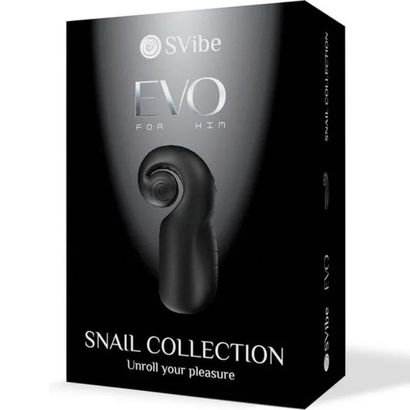 SNAIL VIBE - EVO FOR HIM MASTURBADOR MASCULINO SLIDE NROLL NEGRO - Nuvica