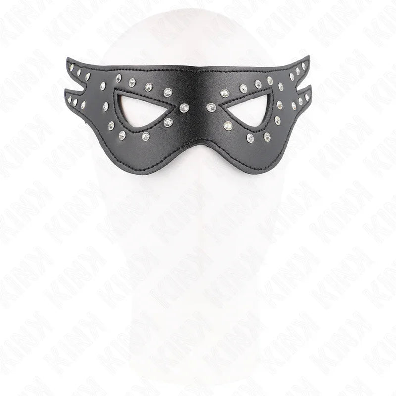 KINK - MÁSCARA DE POLIPIEL SEXY MODELO 2 27 x 13 CM - Nuvica