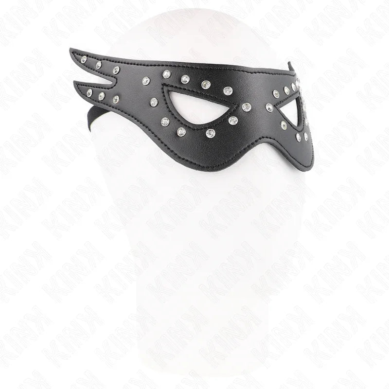 KINK - MÁSCARA DE POLIPIEL SEXY MODELO 2 27 x 13 CM - Nuvica