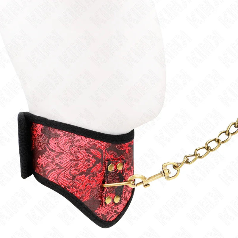 KINK - COLLAR CON CORREA DE ENCAJE 75 CM MODELO SCANDAL 44 X 10 CM - Nuvica