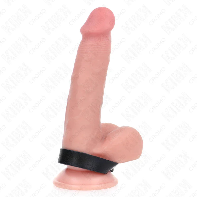 KINK - ANILLO PENE CUERO CON CIERRE A PRESIÓN 21.5 X 1.5 CM - Nuvica
